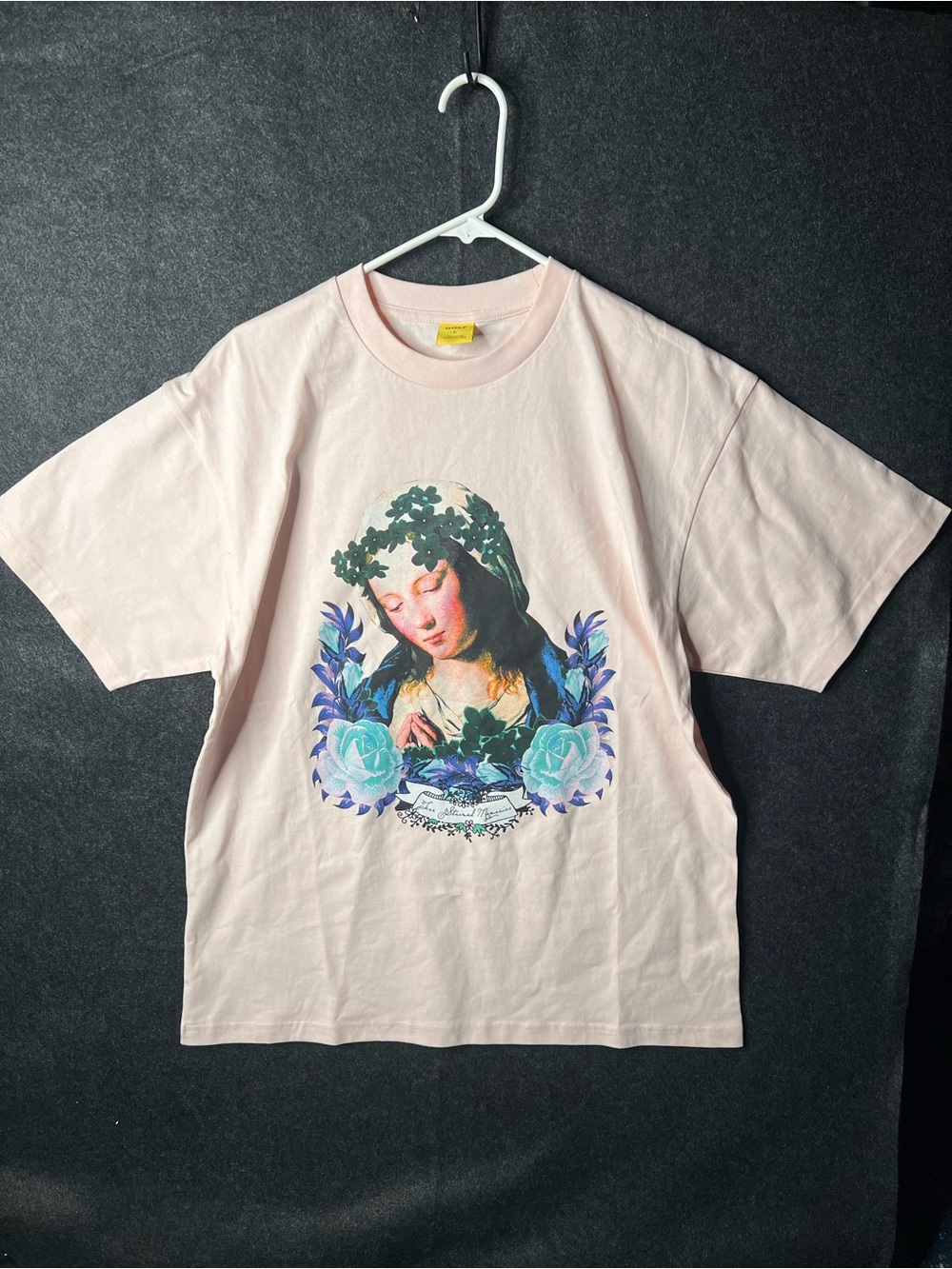 Golf Wang Pink Tear Stained Memories Virgin Mary Graphic Tee Men’s Size L Indie